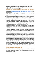 Công an có được đi nước ngoài không? Điều kiện xuất cảnh của công an?