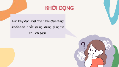 Giáo án điện tử Tiếng Việt 4 Tuần 3 bài đọc 3 Cánh diều: Vệt phấn trên mặt bàn