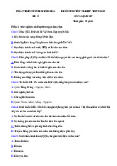 Đề thi thử tốt nghiệp THPT 2025 môn Lịch sử bám sát đề minh họa - Đề 19