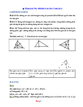 Bài Tập Hình Học 7 Tính Chất Ba Đường Cao Của Tam Giác Có Lời Giải