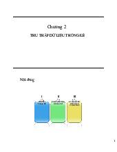 Chương 2 - Thu Thập Dữ Liệu Thống Kê và Điều Tra Hành Chính môn Thống kê trong kinh tế và kinh doanh | Trường Đại học Kinh tế Quốc dân