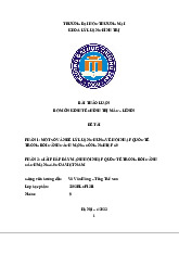 Thảo luận về hội nhập kinh tế quốc tế trong bối cảnh CM 4.0 | Bài thảo luận kinh tế chính trị