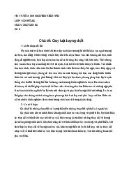 Quy luật lượng chất - Triết học Mác-Lênin | Đại học Công nghiệp Thực phẩm Thành phố HCM