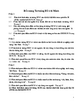 Đề cương | môn tư tưởng Hồ Chí Minh | trường Đại học Huế