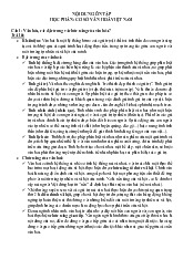 Nội dung ôn tập cơ sở văn hóa Việt Nam | Trường Đại học Văn hóa Hà Nội