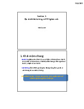 Geological and research methods | Môn Research Methods - Đại học Cần Thơ