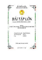 Cơ hội và thách thức trong tiến trình hội nhập quốc tế ở Việt Nam | Kinh tế chính trị | HVNH