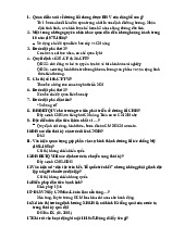 Câu hỏi trắc nghiệm LSĐ/ Trường đại học Nguyễn Tất Thành