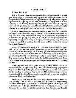 Tiểu luận môn Chủ nghĩa xã hội khoa học | Đại học Quảng Nam