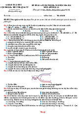 Đề Thi Thử Tốt Nghiệp THPT 2026 Môn Sinh Liên Trường Bắc Ninh Lần 1 Có Đáp Án