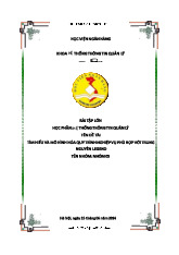 Bài tập cuối kỳ: Quy trình nghiệp vụ Trung Nguyên Legend môn Hệ thống thông tin quản lý | Học viện Ngân hàng