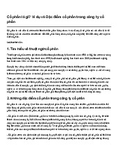 Cổ phần là gì? Ví dụ và Đặc điểm cổ phần trong công ty cổ phần