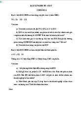 Bài tập chương 6 & chương 7  môn Kinh tế vi mô 1 | Học viện Tài chính