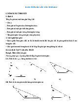 Tóm tắt lý thuyết và các dạng bài tập tam giác bằng nhau Toán 7
