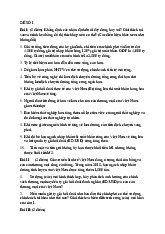 Đề kiểm tra - Môn Kinh tế vĩ mô - Đại Học Kinh Tế - Đại học Đà Nẵng