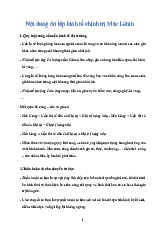 Nội dung ôn tập Kinh tế chính trị Mác Lê Nin | Đại học Nội Vụ Hà Nội