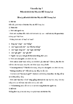 Phân tích bài thơ Mẹ của Đỗ Trung Lai | Văn mẫu lớp 7 Chân trời sáng tạo