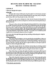 Đề cương Môn Kinh tế chính trị Mác-Lênin | Đại học Kinh Tế Quốc Dân