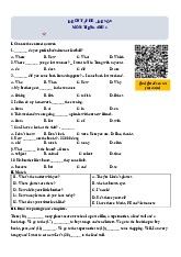 Đề ôn tập hè lớp 4 lên lớp 5 môn Tiếng Anh - Đề số 5
