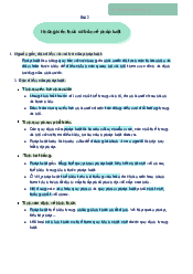 Bài giảng Chương 2 môn Pháp Luật Đại Cương | Đại Học Hà Nội