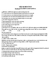 TOP 130 câu trắc nghiệm kinh tế vĩ mô | Đại học Kinh tế Thành phố Hồ Chí Minh