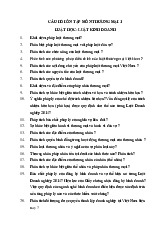 Ngân hàng câu hỏi ôn tập | môn Luật kinh tế | trường Đại học Huế