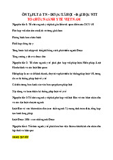 Ôn tập cấu trúc ngành y tế Việt Nam | Tài liệu dược xã hội