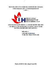 Tiểu luận Sinh viên với nhiệm vụ tuyên truyền xây dựng và bảo vệ chủ quyền lãnh thổ, biên giới quốc gia - Hóa Đại Cương | Trường Đại học Bách khoa Thành phố Hồ Chí Minh