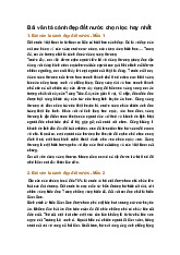 Bài văn tả cảnh đẹp đất nước chọn lọc hay nhất