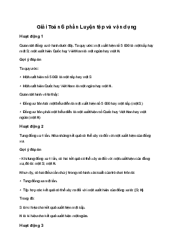 Giải Toán 6 Bài 3: Mô hình xác suất trong một số trò chơi và thí nghiệm đơn giản | Cánh diều