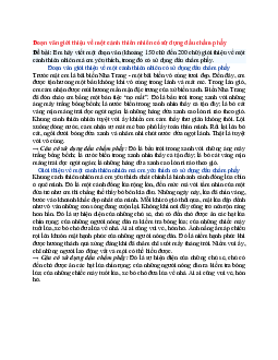 Văn mẫu lớp 6 Chân trời sáng tạo bài Đoạn văn giới thiệu về một cảnh thiên nhiên có sử dụng dấu chấm phẩy