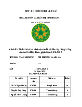 Phân tích tình hình sản xuất và tiêu thụ rừng trồng sản xuất ở Hòa Bình, giai đoạn 2020-2022