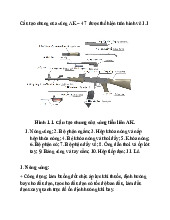 Cấu tạo của súng AK 47 | Học viện Phụ nữ Việt Nam