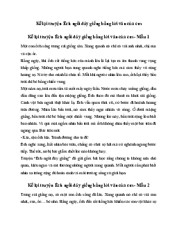 Văn mẫu lớp 7: Kể lại truyện Ếch ngồi đáy giếng bằng lời văn của em (8 mẫu) | Kết nối tri thức