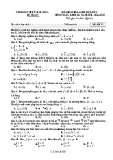 Đề giữa học kì 2 Toán 10 năm 2024 – 2025 trường THPT Thanh Hòa – Bình Phước