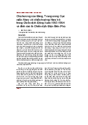 Chủ trương của Đảng, Trung ương Cục miền Nam với chiến trường Nam bộ trong Chiến dịch Đông Xuân 1953-1954 và đỉnh cao là Chiến dịch Điện Biên Phủ | Lịch sử Đảng cộng sản Việt Nam