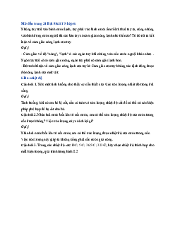 Khoa học tự nhiên Lớp 6 - bài 8: Đo nhiệt độ | Kết nối tri thức