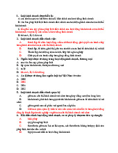 Trắc nghiệm Phân tích và đặc điểm Luật doanh nghiệp 2020 môn Luật kinh tế | Đại học Công nghiệp Thực phẩm Thành phố Hồ Chí Minh