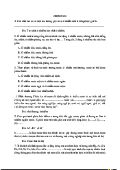 Bài tập Chương 3 - Môi trường đại cương | Trường Đại học Khoa học Tự nhiên, Đại học Quốc gia HCM
