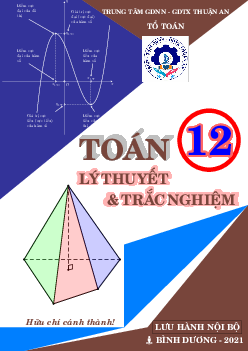 Lý thuyết và trắc nghiệm môn Toán lớp 12 – Lê Doãn Thịnh