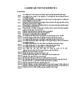 Câu Hỏi Ôn Tập Môn KTTC 1: Nội Dung và Phương Pháp Thi Công | Thực tập cơ bản | Trường Đại học Bách Khoa Hà Nội