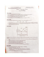 Đề thi hết môn học kì 1 Cơ sở hóa học vật liệu năm học 2025-2026  - trường đại học Khoa học tự nhiên – Đại học quốc gia hà nội