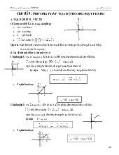 Đề cương Phương pháp tọa độ trong mặt phẳng | Đề cương Ôn thi THPT Quốc Gia môn Toán