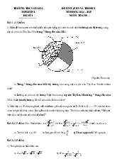 Bộ đề ôn tập HK1 Toán 9 năm 2024 – 2025 trường THCS Cổ Loa – Hà Nội