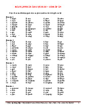 Bài Tập Phát Âm - Tài liệu tổng hợp