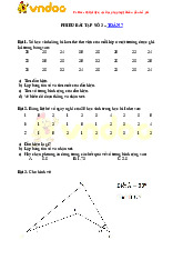 Phiếu bài tập ôn ở nhà môn Toán lớp 7 - số 3
