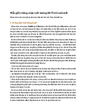 Mẫu giấy chứng nhận xuất xưởng file Word mới nhất