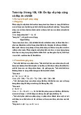 Toán lớp 5 trang 158, 159: Ôn tập về phép cộng có đáp án chi tiết