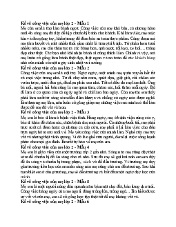 Kể về công việc của mẹ em | Tập làm văn lớp 2 | Kết nối tri thức