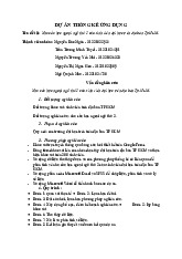 Đề tài nhu cầu học ngoại ngữ thứ 2 của sinh viên đại học trên địa bàn | Dự án thống kê ứng dụng